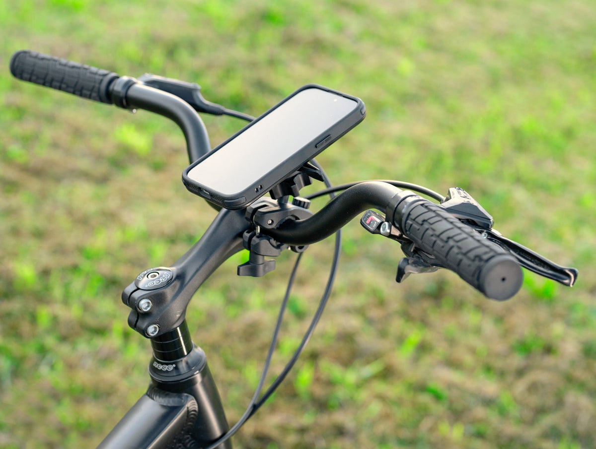 Optiline Grip, porta telefono da manubrio, installazione rapida