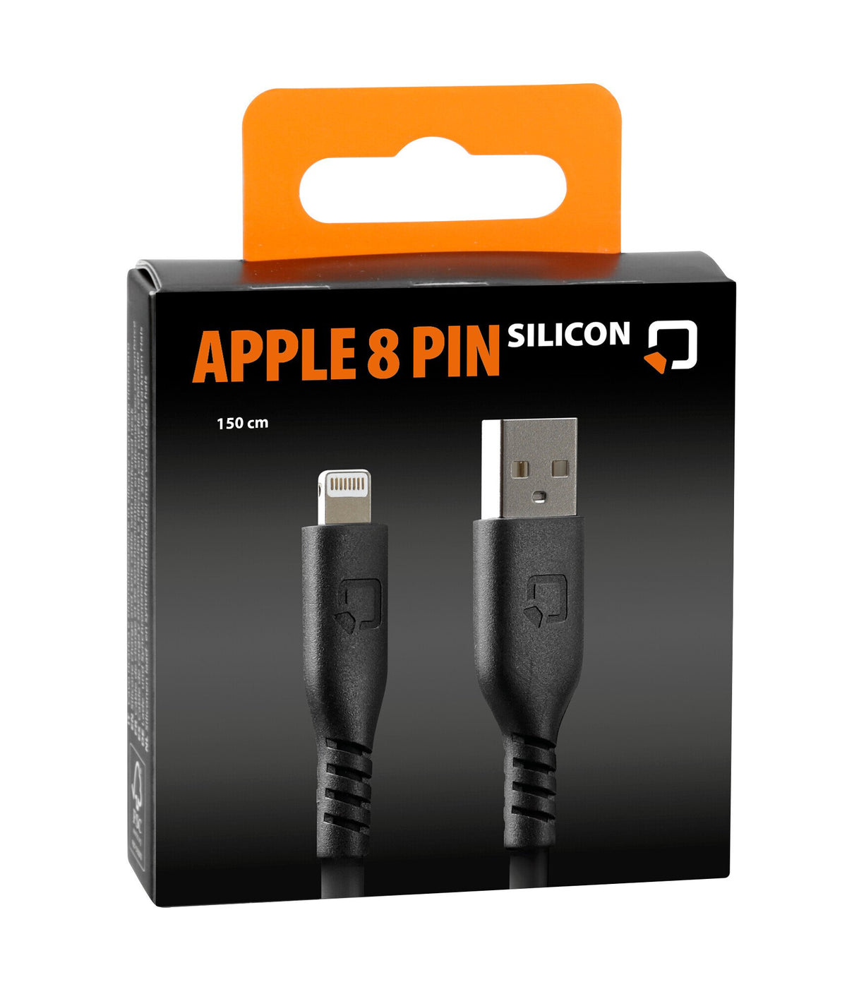 Optiline Cavo in silicone Usb A > Apple 8 Pin - 150 cm