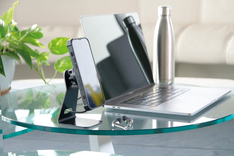 Optiline Mag Wireless Stand, Porta telefono magnetico da casa/ufficio con ricarica wireless