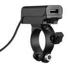 Optiline Trek X, Caricatore usb con doppia presa USB (USB A + USB C) resistente alla pioggia
