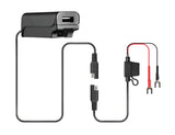 Optiline Trek X, Caricatore usb con doppia presa USB (USB A + USB C) resistente alla pioggia
