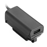 Optiline Trek X, Caricatore usb con doppia presa USB (USB A + USB C) resistente alla pioggia