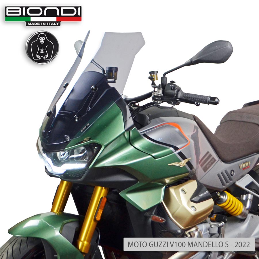 Biondi Cupolino Maxi-Touring Fumé Chiaro Moto Guzzi V100 Mandello e Mandello S