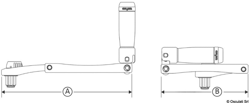 Maniglia Pieghevole Winch FLIPPER Standard Easysea