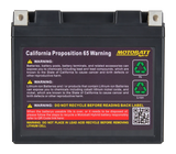 MotoBatt MHTX16 Hybrid 12V Battery for Motorcycles &amp; Powersports, AGM/Lithium Hybrid Technology