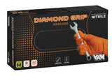 Vam Box 50 guanti Diamond Grip nitrile arancione taglia L