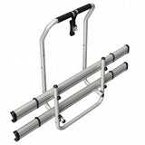 Portabicicletas Peruzzo STELVIO ALUMINIO 4x4 con raíles + fijación ruedas 375373/A