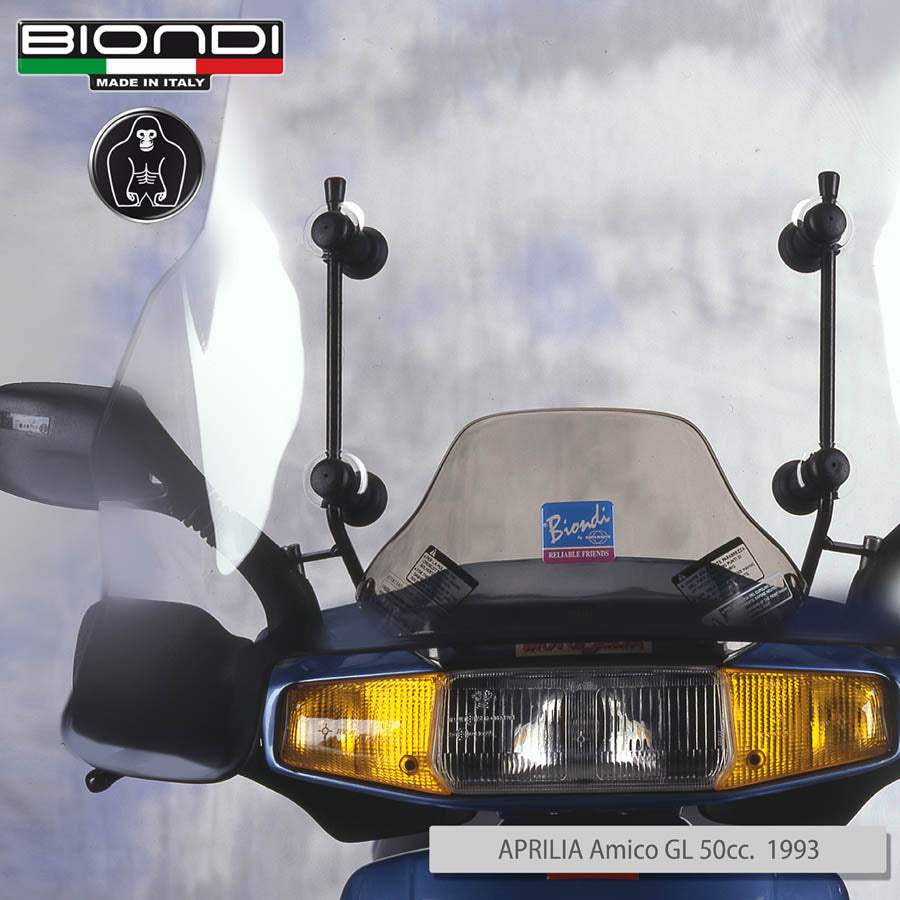 Biondi Parabrezza Pro Aprilia Amico Business 50 1996 completo di attacchi