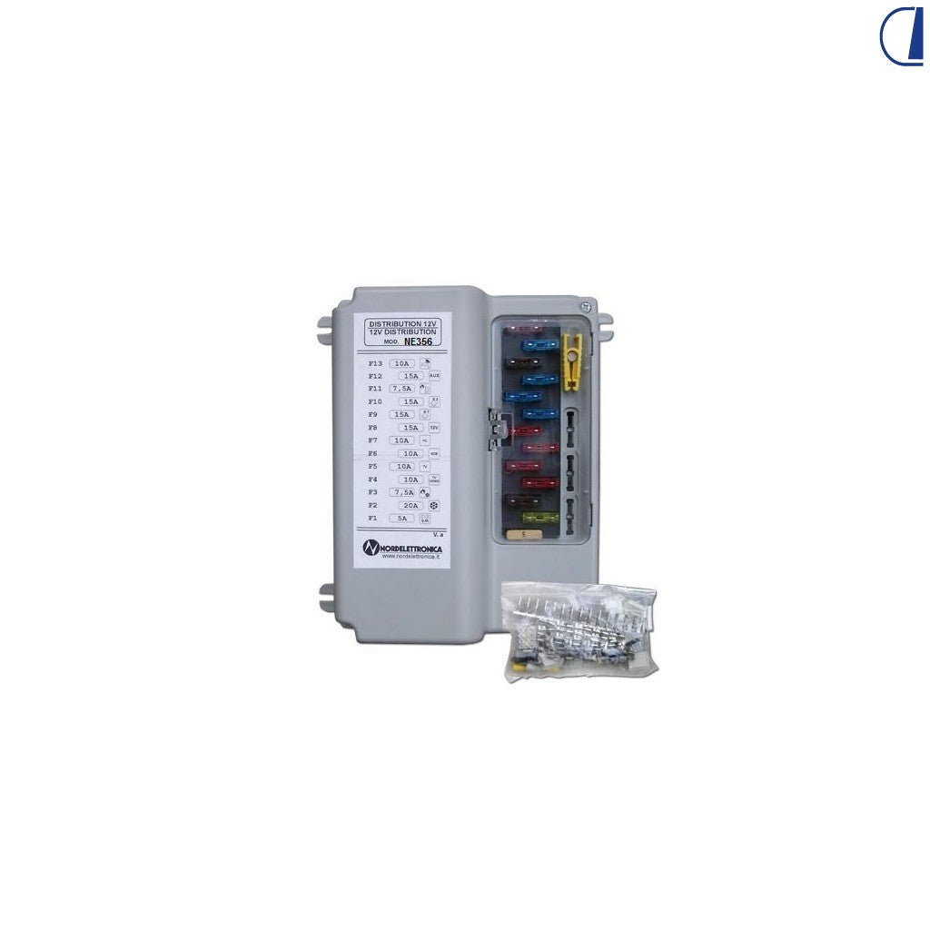 Nordelettronica Quadro distribuzione utenze 12V NE356 per camper