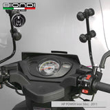 Biondi Kit Attacchi Parabrezza per HP Power Iron, Moto BI Pesaro, Piaggio Typhoon 50 2T