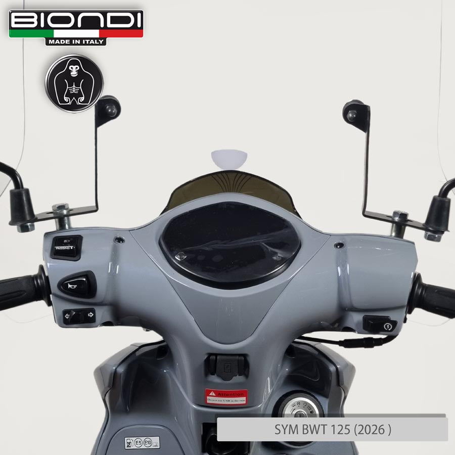 Biondi Parabrezza Linea Z SYM BWT 125 2026 Completo di Attacchi
