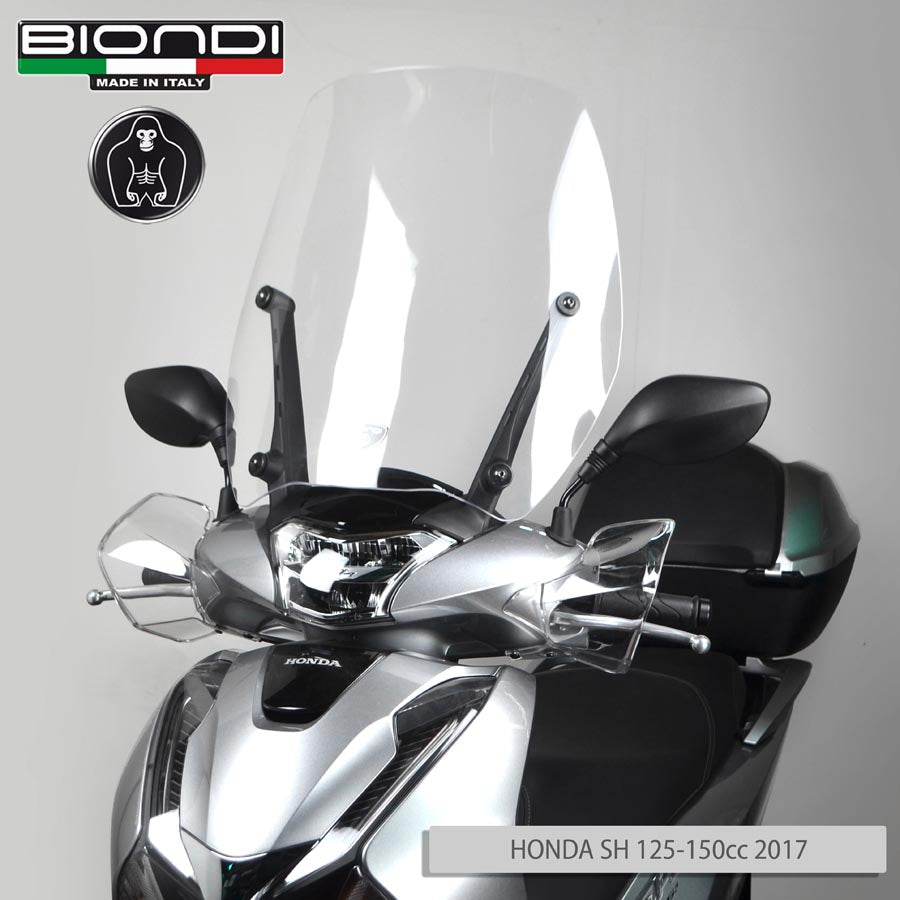 Biondi Lastra Parabrezza Ricambio Honda SH 125/150 cc 2017-2019 Trasparente
