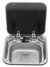 Dometic Square sink for campers and caravans with glass lid SNG4244 9600027602 