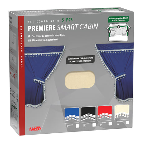Lampa Premiere smart cabin, set tende microfibra per camion - Panna 96007