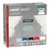 Lampa Luxury Smart, set tende in poliestere per camion - Argento/Blu 96033