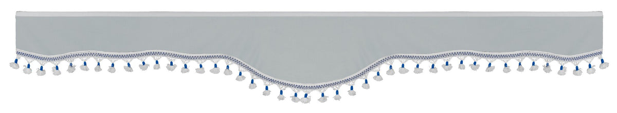 Lampa Luxury Smart, set tende in poliestere per camion - Argento/Blu 96033