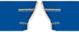 Lampa Luxury Smart, set tende in poliestere per camion - Blu/Oro 96034