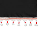 Lampa Luxury Smart, set tende in poliestere per camion - Nero/Rosso 96035