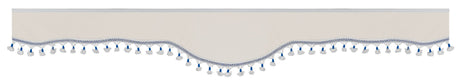 Lampa Luxury Smart, set tende in poliestere per camion - Panna/Blu 96037