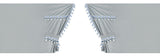 Lampa Luxury Pro-Cabin, set tende in poliestere per camion - Argento/Blu 96038