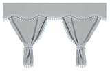 Lampa Luxury Pro-Cabin, set tende in poliestere per camion - Argento/Blu 96038