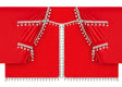 Lampa Luxury Pro-Cabin, set tende in poliestere per camion - Rosso/Nero 96041