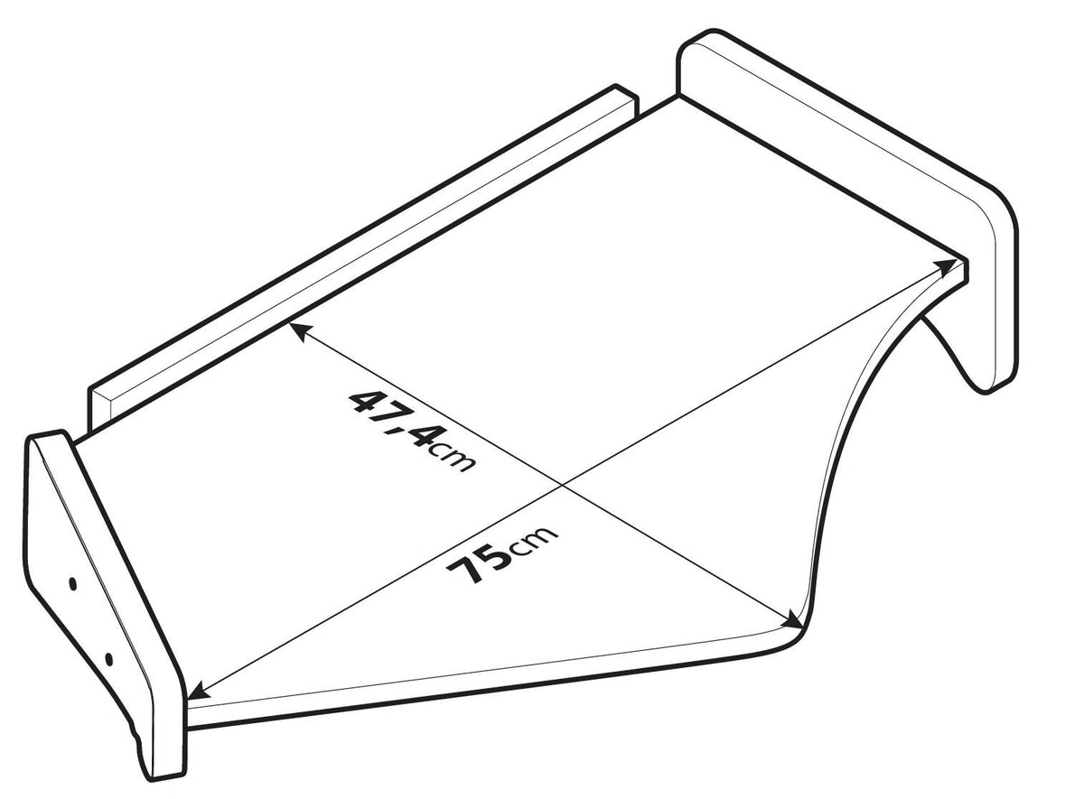 Tavolino per cruscotto Centrale Ford F-Max (10/18>) cabina M, L, XL, LX, XLX 96079