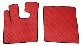 Coppia tappeti in Skeentex Rosso Daf XF 105 (02/04>12/14) automatico, manuale 96100
