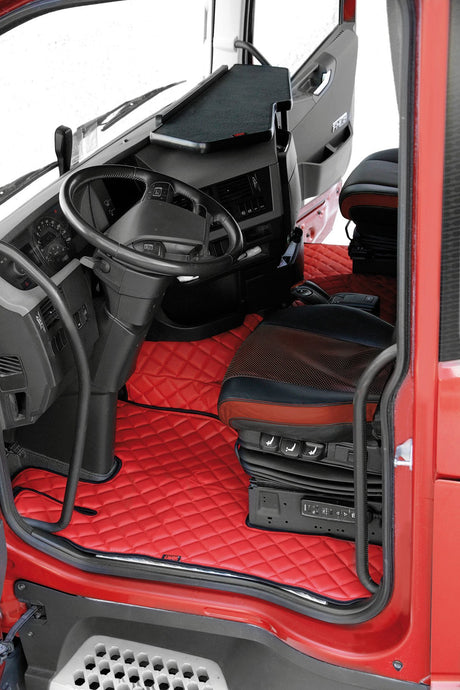 Coppia tappeti in Skeentex Rosso Volvo FH Serie 4 (09/12>) automatico, manuale 96190