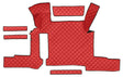 Tappeto centrale in Skeentex Rosso Man TGX (01/17>06/20) manuale, 2 cassetti 96254