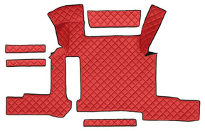 Tappeto centrale in Skeentex Rosso Man TGX (01/17>06/20) manuale, 2 cassetti 96254