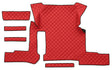Tappeto centrale in Skeentex Rosso Man TGX (01/17>06/20) manuale, 1 cassetto 96266