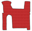Tappeto centrale in Skeentex Rosso Man TGX (09/07>12/16) manuale, 2 cassetti 96362