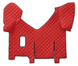 Tappeto centrale Rosso Iveco Stralis 08/02>12/12 6482 96482