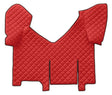 Tappeto centrale Rosso Iveco Stralis 08/02>12/12 6488 96488