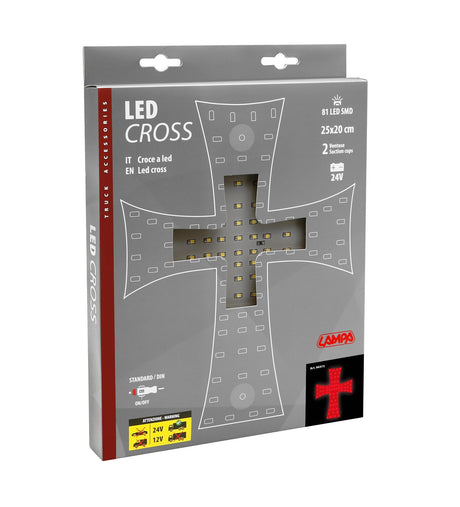 Lampa Croce a Led 24V - Rosso 96973