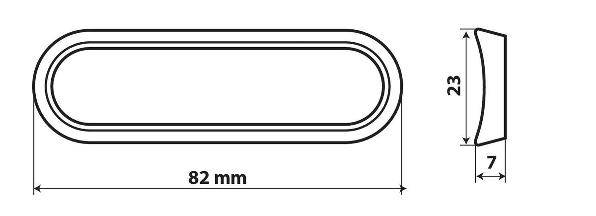 Lampa Set 20 guarnizioni nere a profilo curvo 96991