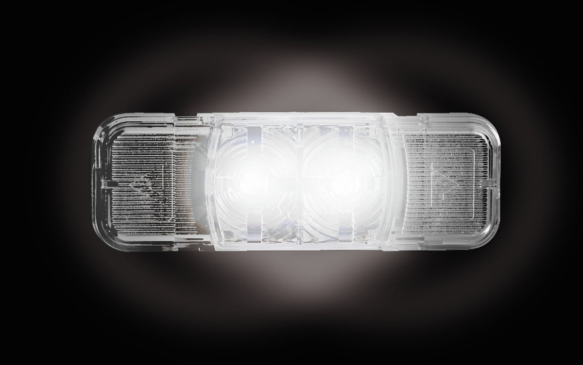 Lampa Luce di Ingombro 2 LED 24V Bianca