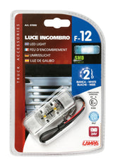 Lampa Luce di Ingombro 2 LED 24V Bianca