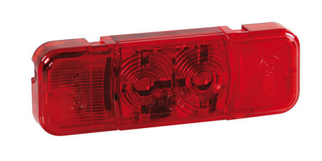 Lampa Luce ingombro a 2 Led, 24V - Rosso 7001 97001