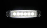 Lampa Luce di Ingombro 6 LED 12/24V Bianca