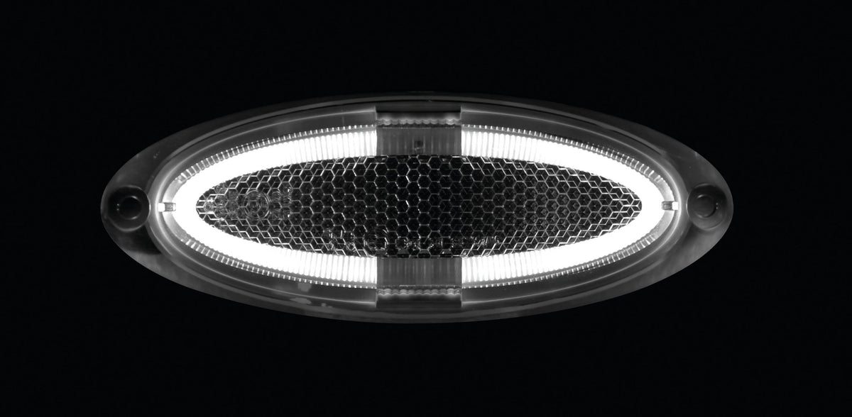 Lampa Luce di Ingombro 4 LED 12/24V Bianco - Montaggio Superficiale