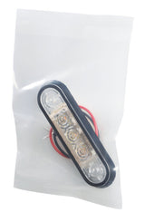 Lampa Luce Ingombro 3 LED 12/24V Bianca Incasso - Conf. da 20 pz