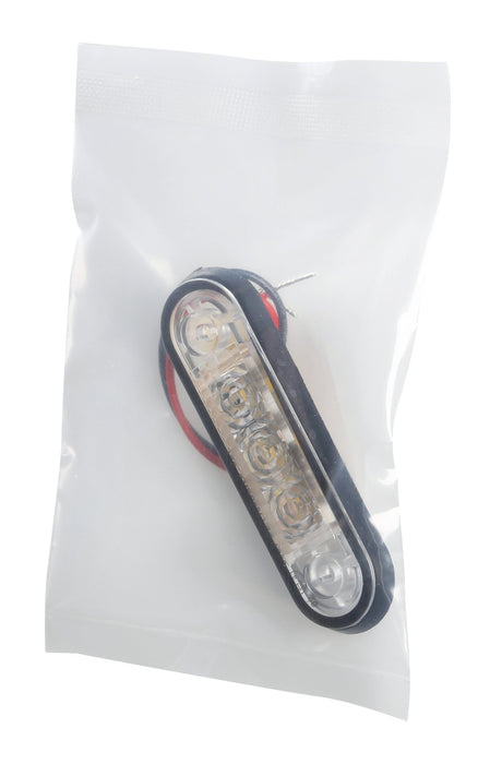 Lampa Set 20 pz, luce ingombro a 3 Led, montaggio ad incasso, 12/24V - Arancio 97019