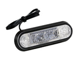 Lampa Set 20 pz, luce ingombro a 3 Led, montaggio ad incasso, 12/24V - Arancio 97019