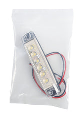 Lampa Luce Ingombro 6 LED 12/24V Bianca - Conf. da 20 pz