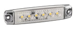 Lampa Luce Ingombro 6 LED 12/24V Bianca - Conf. da 20 pz