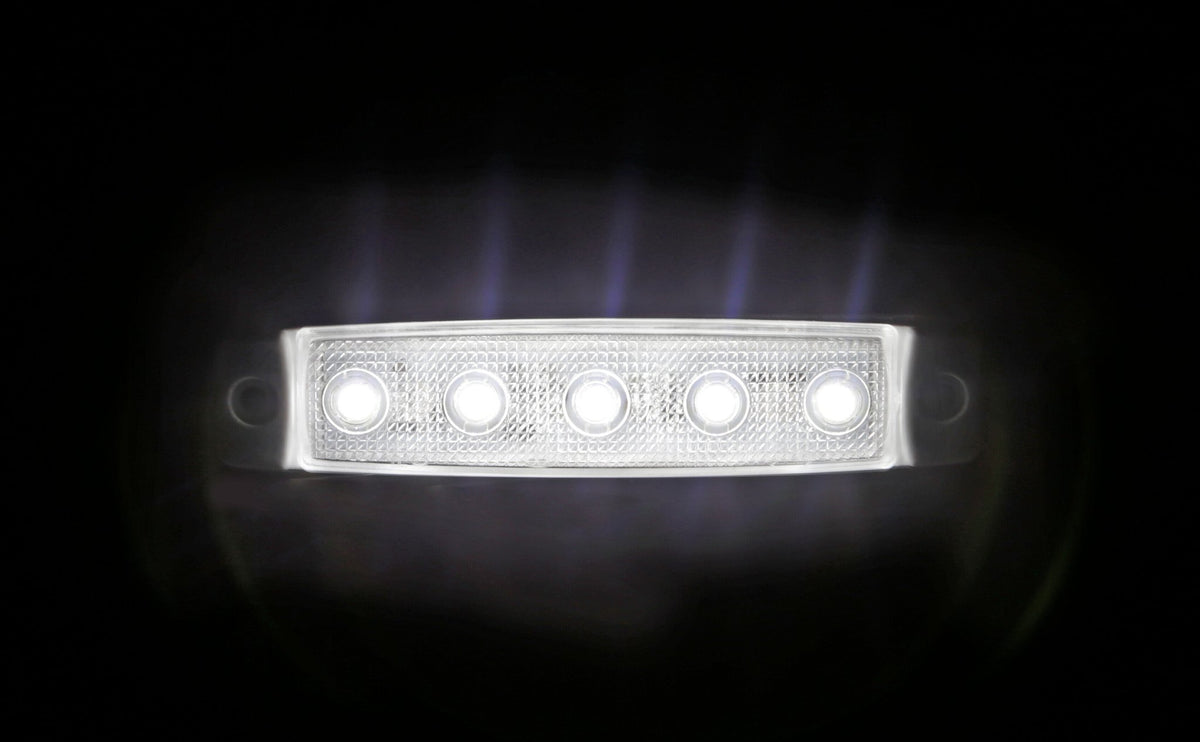 Lampa Pagg Aspck, luce ingombro - 5 Led - 12/24V - Bianco 97030