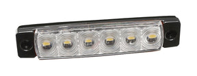 Lampa Luce ingombro - 6 Led - 12/24V - Bianco 97035