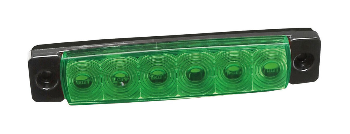Lampa Luce decorativa - 6 Led - 12/24V - Verde 97038